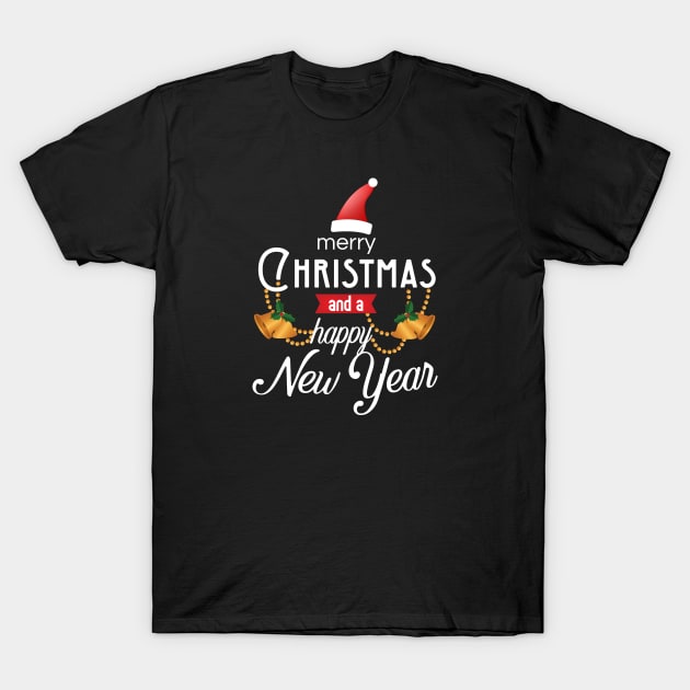 merry christmas and a happy new year T-Shirt by FircKin